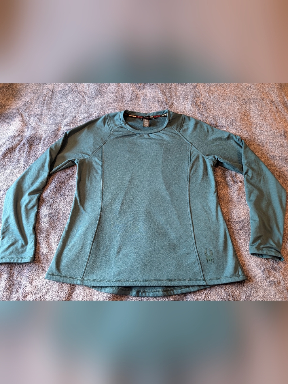 Spyder Insulated Long Sleeve Top in Green